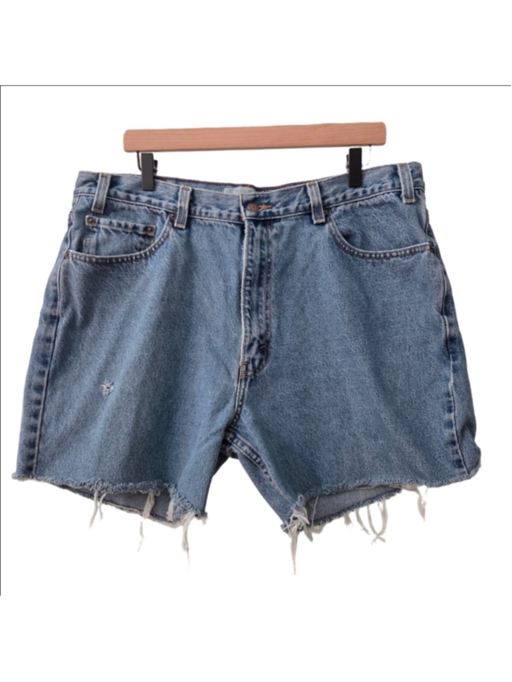 Levi's Signature Vintage Y2K Upcycled Relaxed Fit Denim Cut Off Shorts